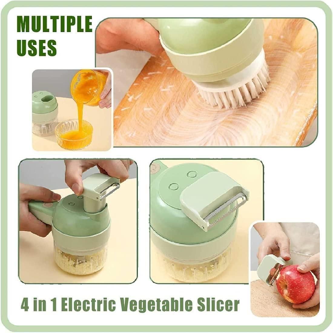 ⚡ Portable Electric Vegetable Cutter – Chop Smart, Live Easy
