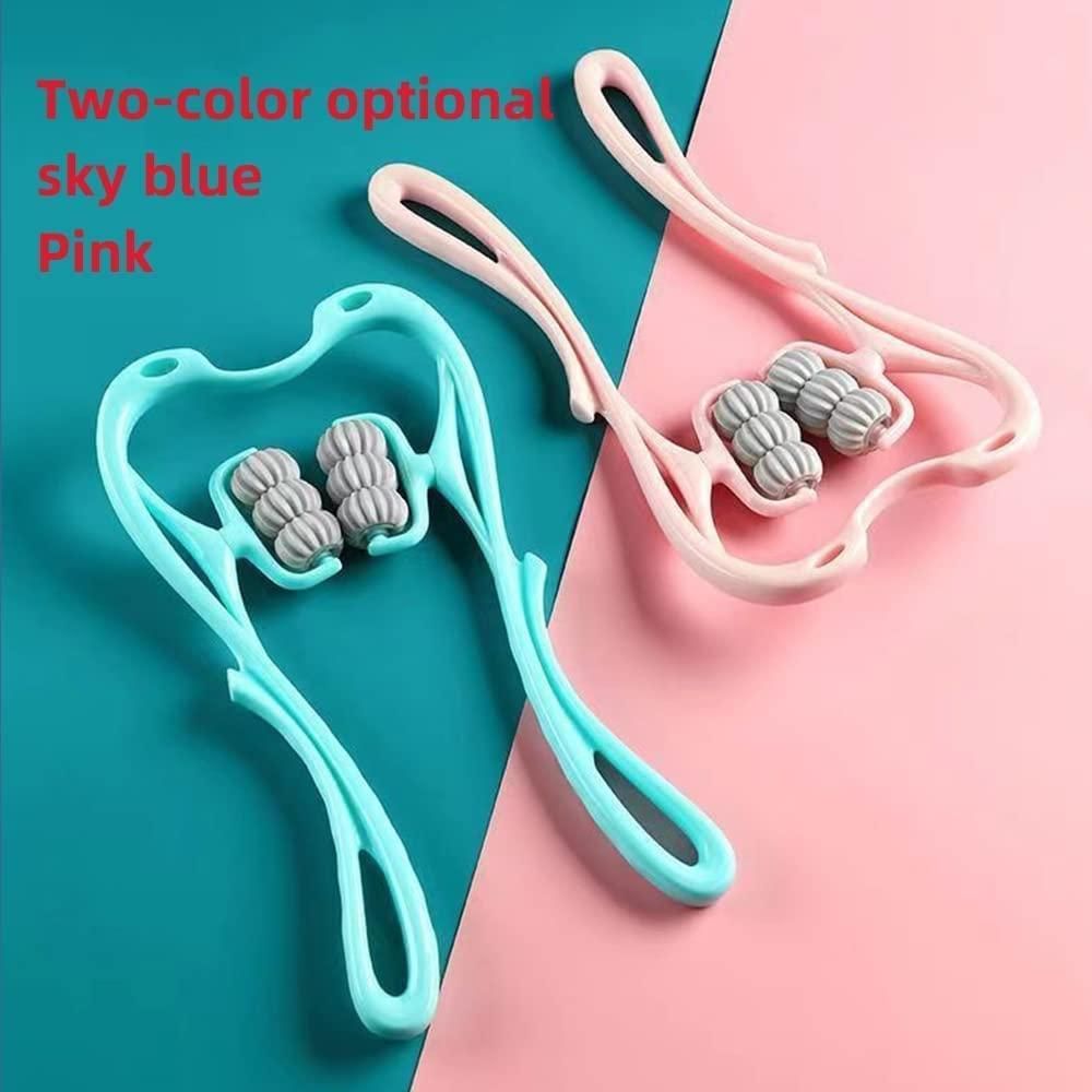 🌟 6-Wheel Dual Pressure Point Cervical Neck Massager